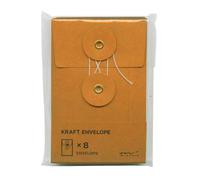 Traveler's Notebook Kraft Envelope with string - small orange by Midori