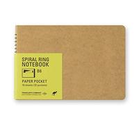Traveler's Notebook Spiral Ring B6 Paper Pocket (16sheets 32pockets) Kangaroo 15251006