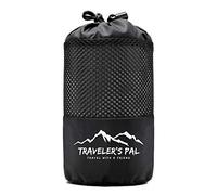 Traveler's Pal Hut Sleeping Bag Made of 100% Duraweave - Travel Sleeping Bag - Lightweight and Thin Ticking Summer Sleeping Bag (Silver Grey)