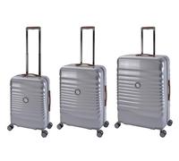 Travelhouse Capri Various Sizes and Colours, Sterling silver, Handgepäck, Mittel & Großer Koffer Set, Suitcase set