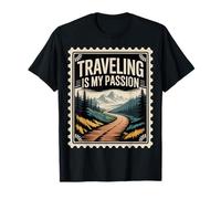 Traveling is My Passion Explorer Traveler |- T-Shirt