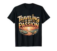 Traveling is My Passion Explorer Traveler |- T-Shirt