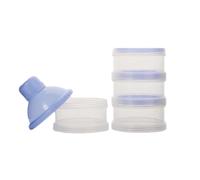 Traveling Milk Powder Dispenser, Portable Formula Dispenser, 5 Layer Milk Organizer Remotely Stackable for Cereal Snacks