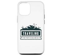 Traveling The Trip Is Calling Us Adventure Badge Case for iPhone 12/12 Pro