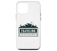 Traveling The Trip Is Calling Us Adventure Badge Case for iPhone 12 mini