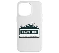 Traveling The Trip Is Calling Us Adventure Badge Case for iPhone 14 Pro Max