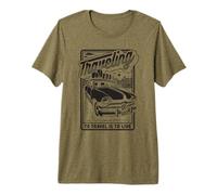 Traveling to Travel is to Live Road Trip Adventure Premium T-Shirt