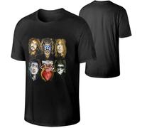 Traveling Wilburys Cotton Mens T Shirt Novelty Men T-Shirt Short Sleeves Black(Large)