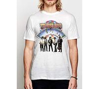 (L, White) The Traveling Wilburys T Shirt Band Photo Logo new Official Mens White