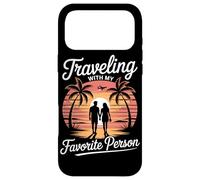 Traveling With My Favorite Person Sunset Couple Case for iPhone 17 Pro Max