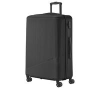 travelite 4-wheel hard shell suitcase large 96 liters, BALI: ABS hard-shell trolley with TSA combination lock, 77 cm