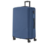 travelite 4-wheel hard case large 96 liters, luggage series BALI: ABS hard shell trolley with TSA combination lock, 77 cm