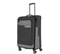 Travelite Viia 4w L Expandable 91/103l Trolley Bag Grey