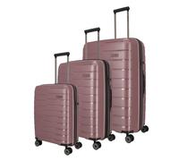 Travelite Air Base 4 Roll Suitcase Set 3pcs. purple