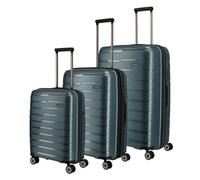 Travelite Air Base 4 wheels Suitcase set 3-piece Expandable petrol