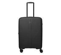 Travelite Air Stripe 4 wheels Trolley M 66 cm with expansion pleat black