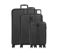 Travelite Air Stripe Slim | Suitcase set (4 wheels) | black