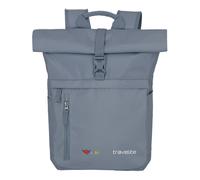 travelite backpack Basic Aida Rollup Backpack Smoky Blue