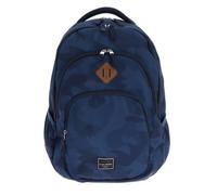 travelite backpack Basic Melange Backpack Camouflage Navy