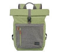 travelite backpack Basic Rollup Backpack Green / Grey
