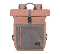travelite backpack Basic Rollup Backpack Pink / Grey