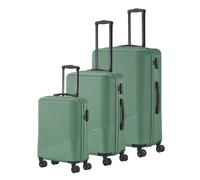 Travelite Bali 4 wheels Suitcase set 3-piece green