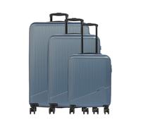 travelite 4-wheel suitcase set 3 pieces sizes L/M/S, BALI: ABS hard-shell trolleys with TSA combination lock (hand luggage cases without TSA)