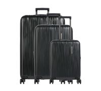 Travelite Barbara Novelty 4 wheels Suitcase set 3-piece with expansion pleat black