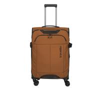Travelite Briize 4 wheels Trolley M 67 cm with expansion pleat brown