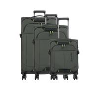 Travelite Briize 4 wheels Suitcase set 3-piece with expansion pleat olive