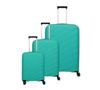 travelite Burano Series 4-Wheel Suitcase Set 3-Piece Sizes L/M/S, Luggage Series Hard Shell Trolleys Made of Polypropylene with TSA Combination Lock