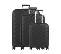Travelite Burano Suitcase set (4 wheels), black, 217L, 52 x 76 x 30cm