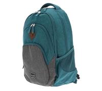 travelite Cabin Backpack, 15.6-Inch Laptop Backpack, BASICS, Daypack with Many Compartments + Trolley Sleeve, 45 cm, 22 Litres