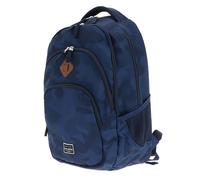 travelite Cabin Backpack, 15.6-Inch Laptop Backpack, BASICS, Daypack with Many Compartments + Trolley Sleeve, 45 cm, 22 Litres