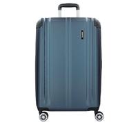 Travelite City 4 Roll Trolley L 77 cm blue