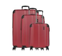 Travelite City | Suitcase set (4 wheels) | red
