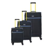 Travelite Color Craze 4 wheels Suitcase set 3-piece with expansion pleat blue