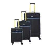 Travelite Color Craze 4 wheels Suitcase set 3-piece with expansion pleat blue