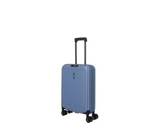 Travelite Condor + Ryanair 4 Wheel Hand Luggage Suitcase with Integrated Combination Padlock Basics Board Trolley - Compact Hard Shell with Volume Expansion up to 38 litres, 55 x