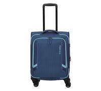 Travelite Corsiica 4 wheels Cabin trolley S 55 cm with expansion pleat blue