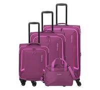 Travelite Corsiica 4 wheels Suitcase set 4-piece pink