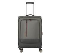Travelite Crosslite 5.0 4 wheels Trolley M 66 cm with expansion pleat olive