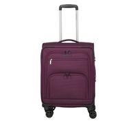Travelite Cubis Soft Luggage Hand Luggage Trolley with 4 Wheels, Hand Luggage 55 cm, Berry, Hand Luggage 55 cm, Soft Luggage Hand Luggage Trolley with 4 Wheels