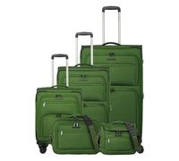 Travelite Cubis 4 wheels Suitcase set 5-piece Expandable green