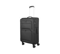 Travelite CUBIS Medium Suitcase 72cm 78-88L Trolley with TSA Lock | Soft shell case, rolling suitcase with 4 double wheels and expansion fold for 1-2 weeks, plenty of storage space, 2.8 kg