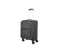 Travelite Cubis Soft Luggage Hand Luggage Trolley with 4 Wheels, Hand Luggage 55 cm, Anthracite, Handgepäck 55 cm, Soft Luggage Hand Luggage Trolley with 4 Wheels