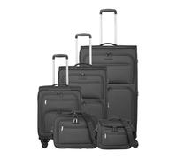 Travelite Cubis Soft Luggage Trolley Set, Trolley Set L/M/S, Anthracite, Trolley Set L/M/S, Soft Luggage Trolley Set