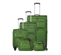 Travelite Cubis 4 wheels Suitcase set 5-piece Expandable green
