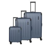 Travelite Dynamiic 4 wheels Suitcase set 3-piece with expansion pleat gray