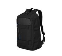 travelite hand luggage backpack, laptop backpack 17 inch with additional tablet compartment, PATHWAY strap, daypack made of recycled polyester with Velcro straps on the outside, clip-on function, 48 cm, 28 litres